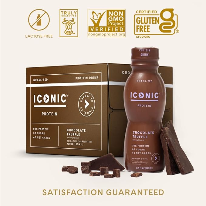 Iconic Protein Drink, Chocolate Truffle (12 pack)