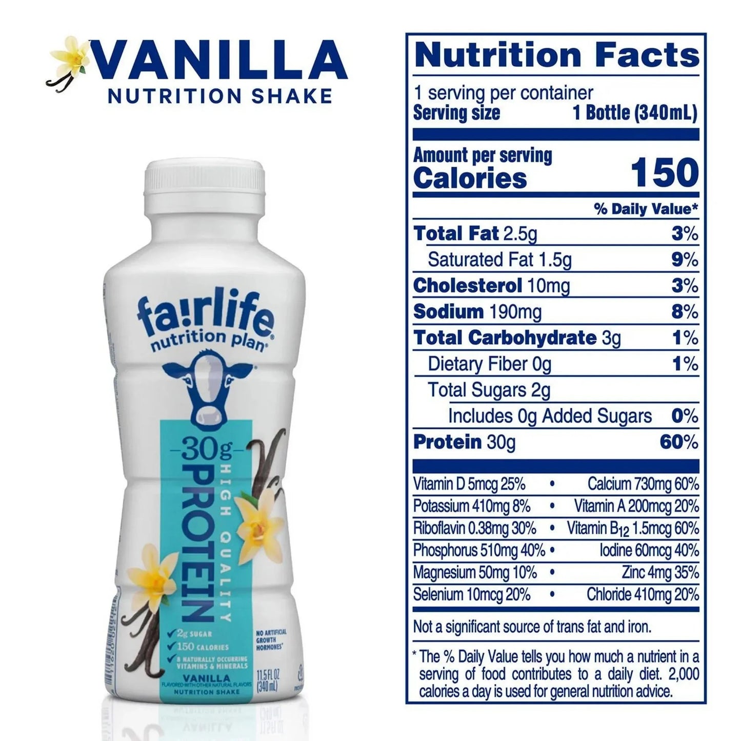 Fair Life Nutrition Plan 30g High Protein Liquid Shake