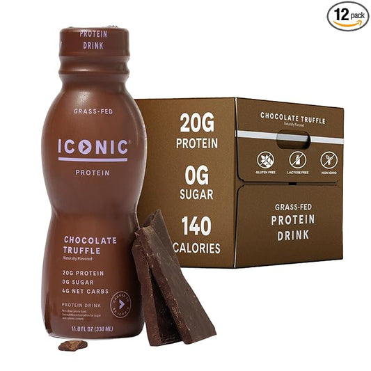 Iconic Protein Drink, Chocolate Truffle (12 pack)